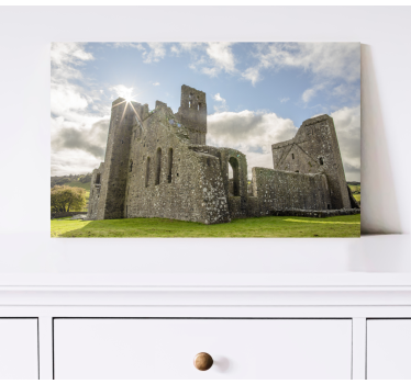 Quadro città e paesi antiche rovine di pietra - TenStickers