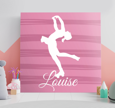 Quadro ballerina sagoma di danzatrice - TenStickers