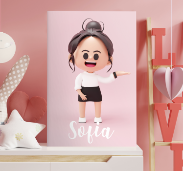 Quadro personalizzabile il tuo avatar - TenStickers
