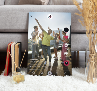 Quadro personalizzabile tic toc - TenStickers