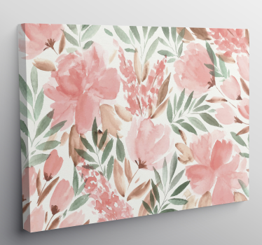 Quadro moderno Fiori ad acquerelli - TenStickers