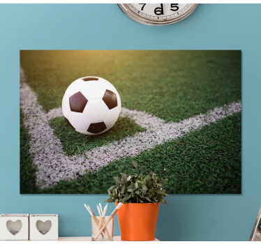 Quadro per ragazzi Bel calcio sull'erba - TenStickers