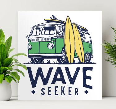 Quadro per ragazzi Camion del surfista - TenStickers