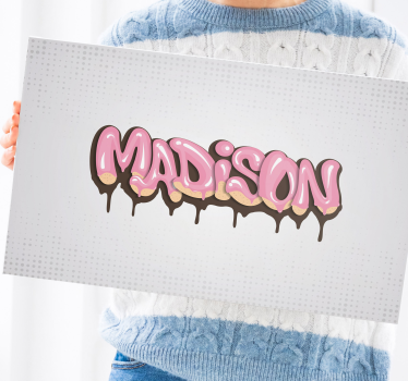 Quadro per ragazzi Graffiti personalizzabili giovanili - TenStickers