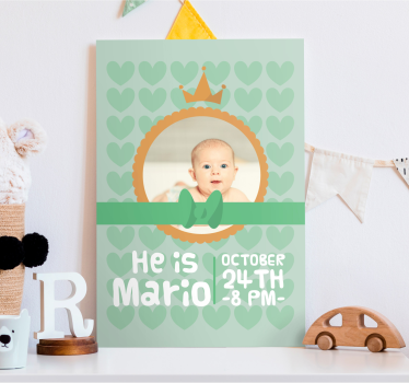 Quadri cameretta neonato È mario - TenStickers