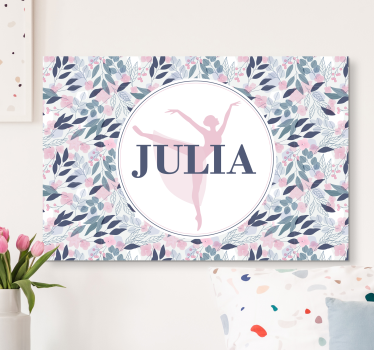 Quadri persona e personaggi arte ballerina personalizzata - TenStickers
