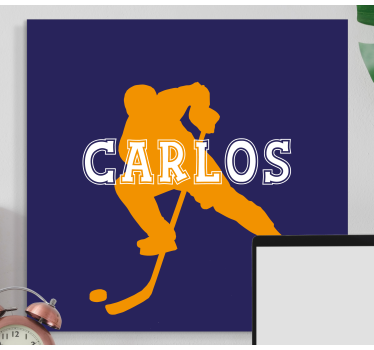 Quadri sportivi giocatore di hockey su ghiaccio - TenStickers