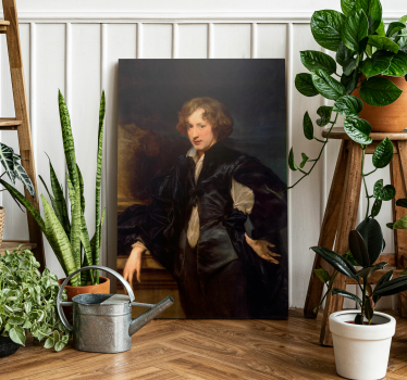Quadro arte Autoritratto di Van Dyck - TenStickers