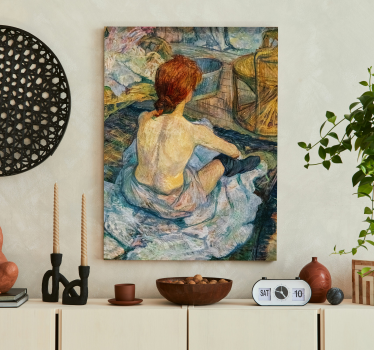 Quadro arte "La Toilette" di Toulouse-Lautrec - TenStickers