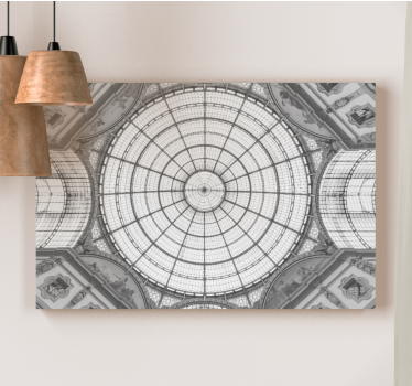 Quadro astratto design del soffitto geometrico - TenStickers