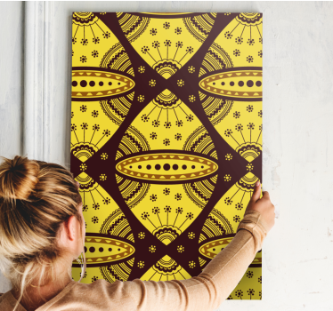 Quadro astratto disposizione geometrica - TenStickers