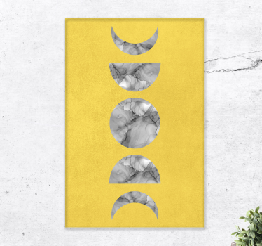 Quadro astratto fasi della natura - TenStickers