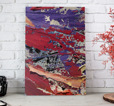 Quadro astratto flusso di colore dinamico - TenStickers