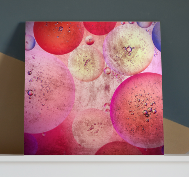 Quadro astratto formazione di pattern a bolle - TenStickers