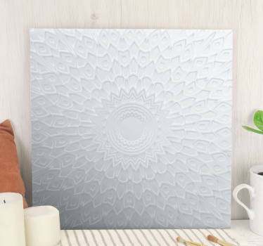 Quadro astratto motivo circolare intricato - TenStickers