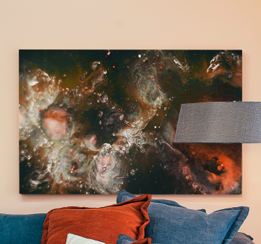 Quadro astratto movimento cosmico - TenStickers