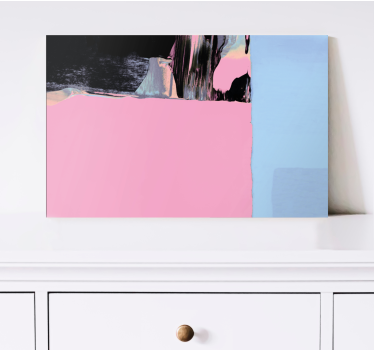 Quadro astratto segmenti di colore astratti - TenStickers