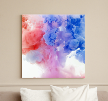 Quadro astratto vortici di nuvole colorate - TenStickers