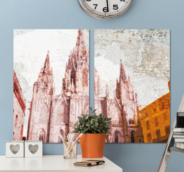 Quadro città e paesi architettura di cattedrali mozzafiato - TenStickers