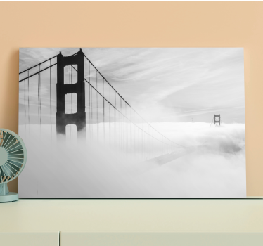 Quadro città e paesi connessione golden gate - TenStickers