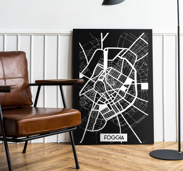Quadro di città e paesi Foggia - TenStickers