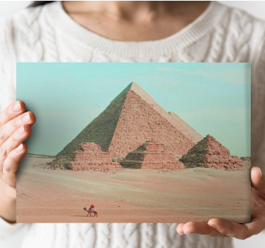 Quadro città e paesi piramidi di giza - TenStickers
