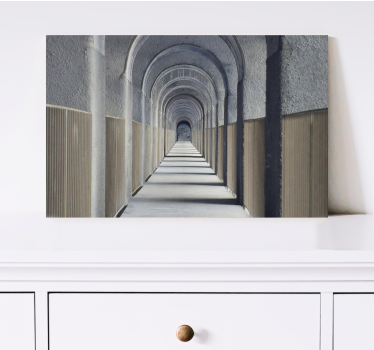Quadro città e paesi prospettiva architettonica - TenStickers