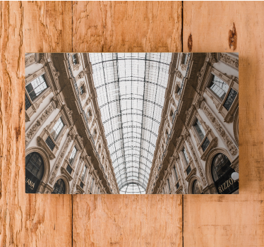 Quadro città e paesi prospettiva galleria milano - TenStickers