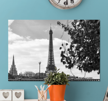 Quadro città e paesi prospettiva torre eiffel - TenStickers