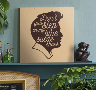 Quadro con citazione di Elvis Presley - TenStickers