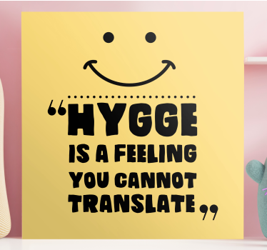 Quadro con frase il benessere è sentirsi a casa - TenStickers