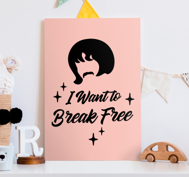 Quadro con frase ispirazione frase iconica - TenStickers