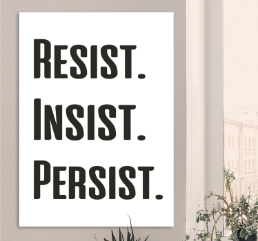 Quadro con frase messaggio di empowerment - TenStickers