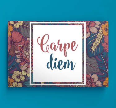 Quadro con frase motivo carpe diem - TenStickers