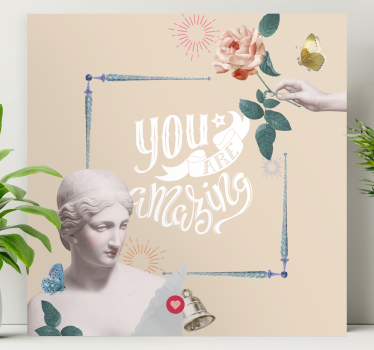 Quadro con frase sei fantastico - TenStickers