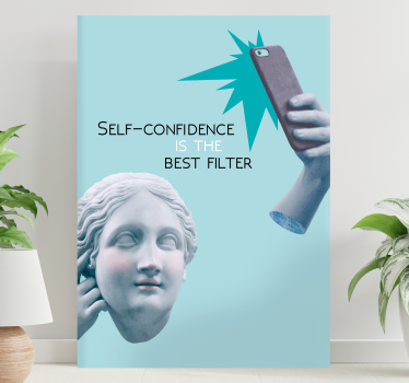 Quadro con frase sulla fiducia in se stessi - TenStickers