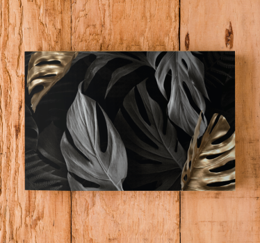 Quadro con piante Eleganti foglie tropicali - TenStickers