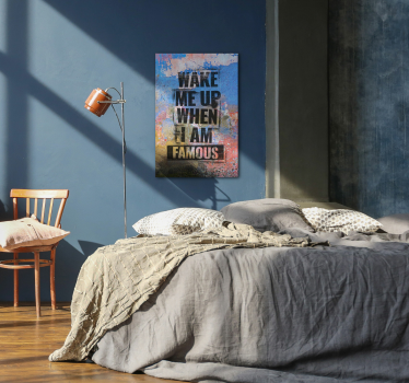 Quadro con scritta effetto graffito - TenStickers