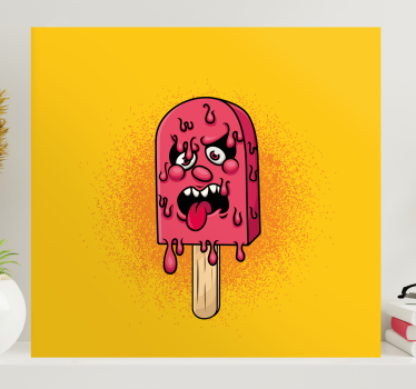 Quadro con testo dolcezza che cola e si scioglie - TenStickers