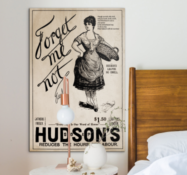Quadro vintage cartel publicitario vintage - TenStickers