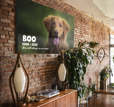 Quadro epitaffio animale domestico personalizzabile - TenStickers