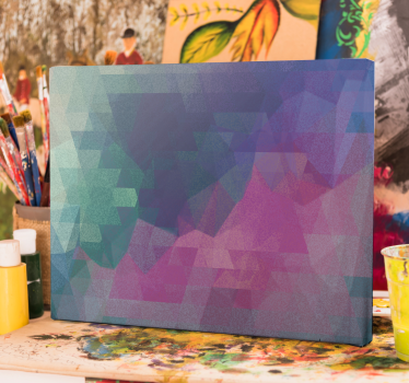 Dipinto geometrico astrazione geometrica - TenStickers