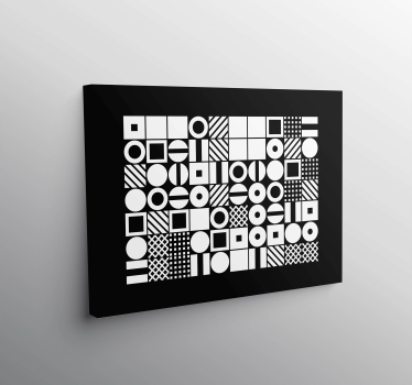 Dipinto geometrico modelli di forme astratte - TenStickers