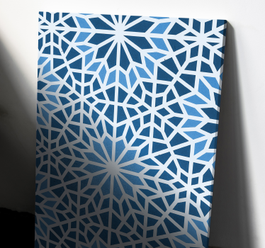 Dipinto geometrico stella geometrica - TenStickers