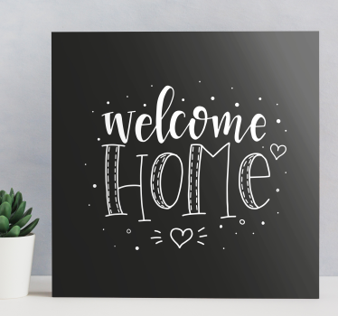 Quadro per ingresso Quadro bentornato a casa ingresso - TenStickers