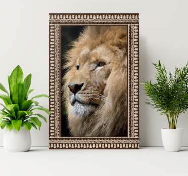 Quadro con nome cornice personalizzata per foto bohémien - TenStickers