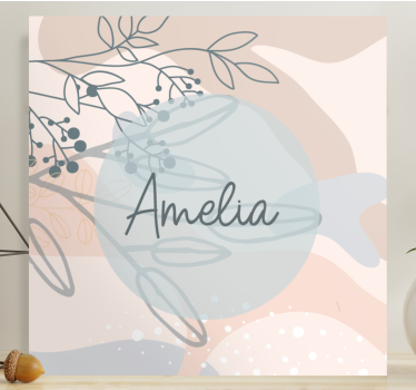 Quadro personalizzabile stampa personalizzata di amelia - TenStickers