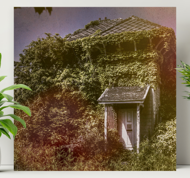 Quadro rustico cottage rustico abbandonato - TenStickers