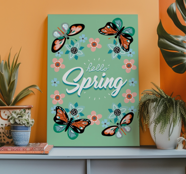 Quadro salone Ciao primavera - TenStickers