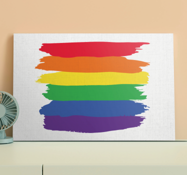 Quadro vintage design a righe bold - TenStickers